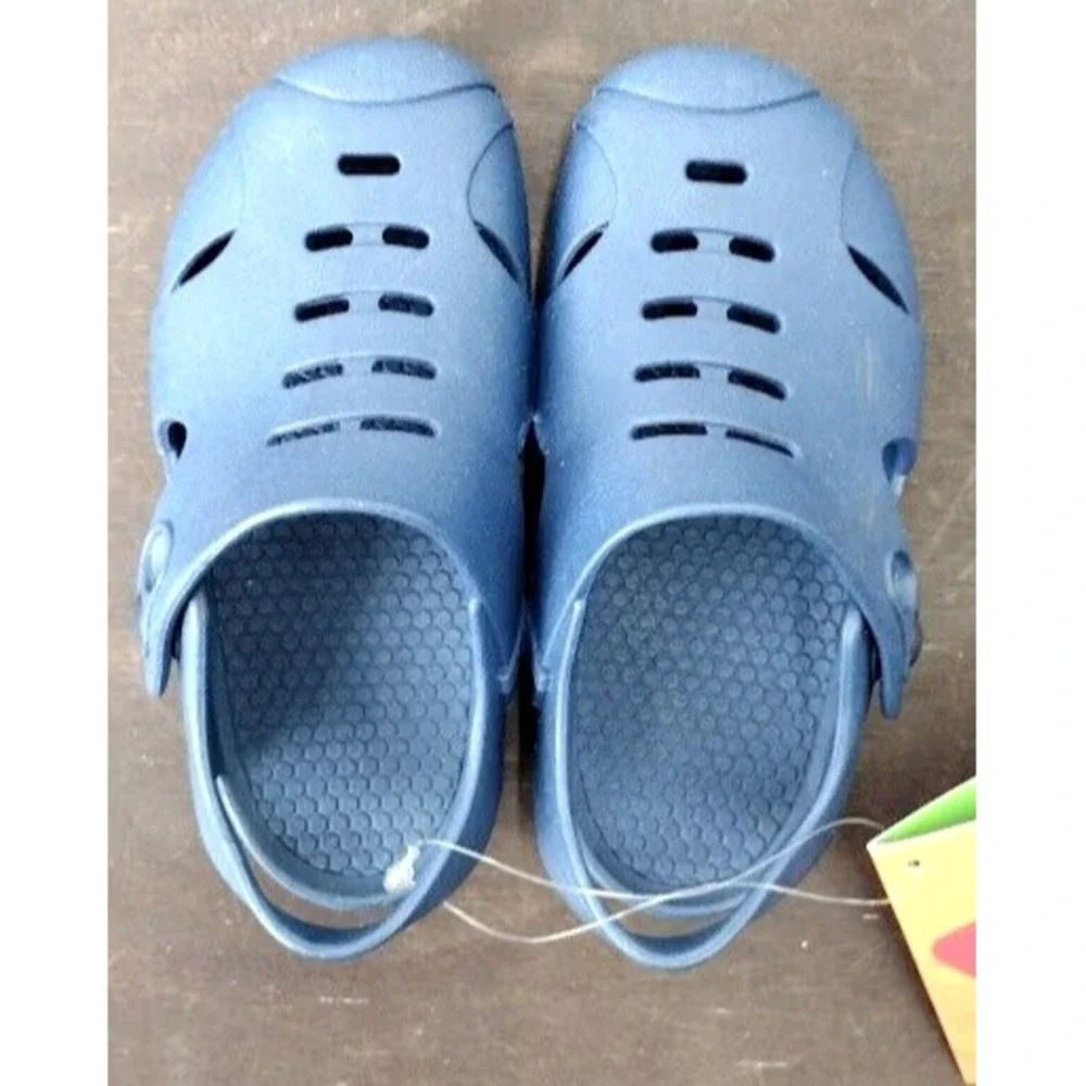 Okabashi Kids Carter Navy Water Shoes Sandals‎ Size 9 Made in USA